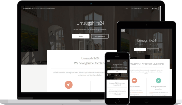 Bekim Media Werbeagentur Umzusghilfe 24 Deutschlands größte Umzugsbörse